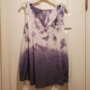 Tie Dye Ombre Tank Top